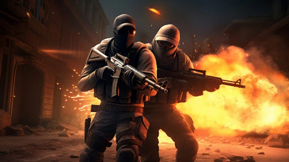 Counter-Strike: Global Offensive esports shooter graphic