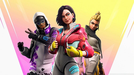 Fortnite battle-royale island game illustration
