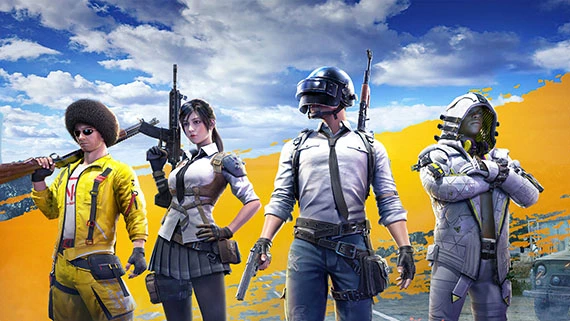 PUBG Mobile battle-royale combat graphic
