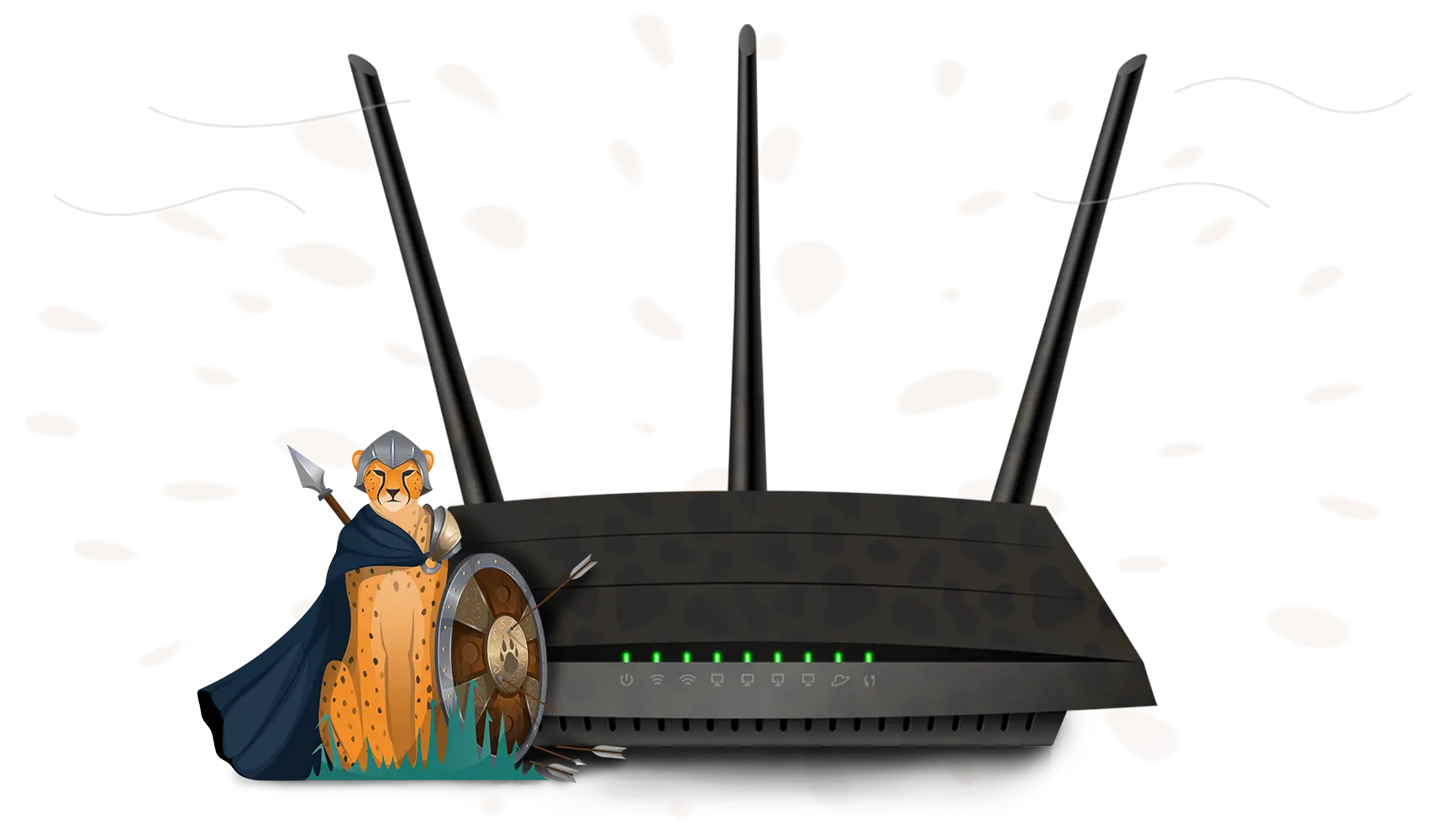 ChitaVPN router modem configuration screen
